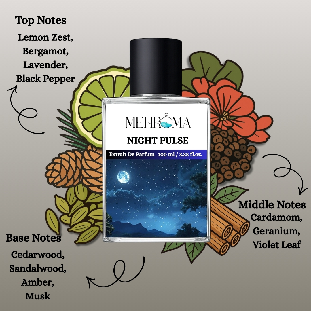 NIGHT PULSE | INSPIRED BY ZARA NIGHT | EXTRAIT DE PARFUM