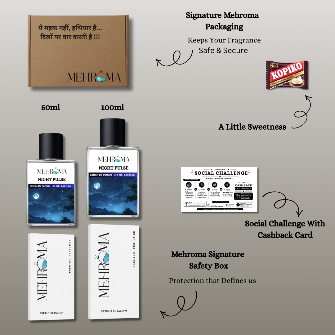 NIGHT PULSE | INSPIRED BY ZARA NIGHT | EXTRAIT DE PARFUM