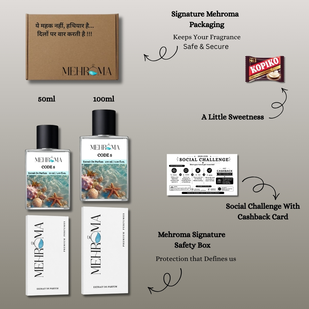 CODE 5 | INSPIRED BY CHANEL NO. 5 | EXTRAIT DE PARFUM
