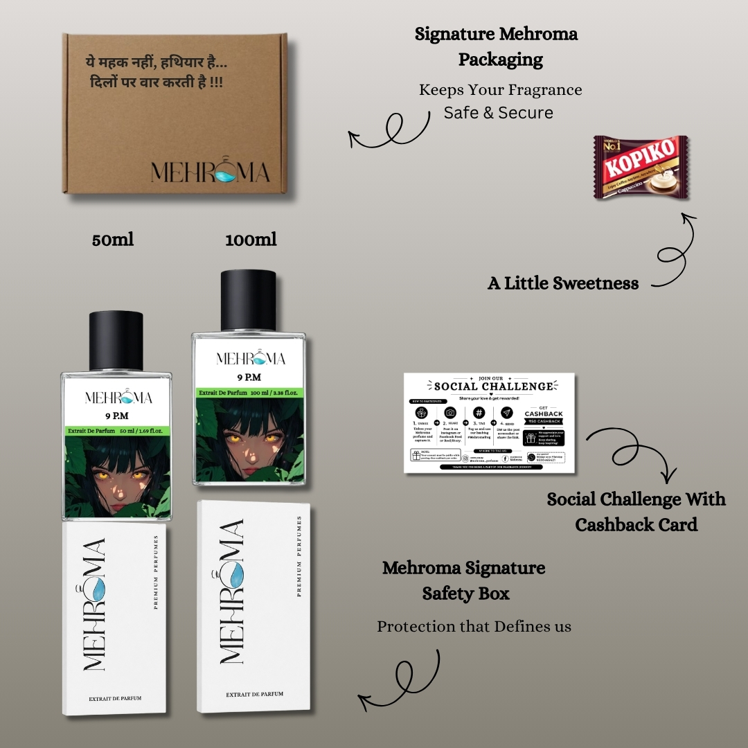 9 P.M | INSPIRED BY AFNAN 9 PM | EXTRAIT DE PARFUM