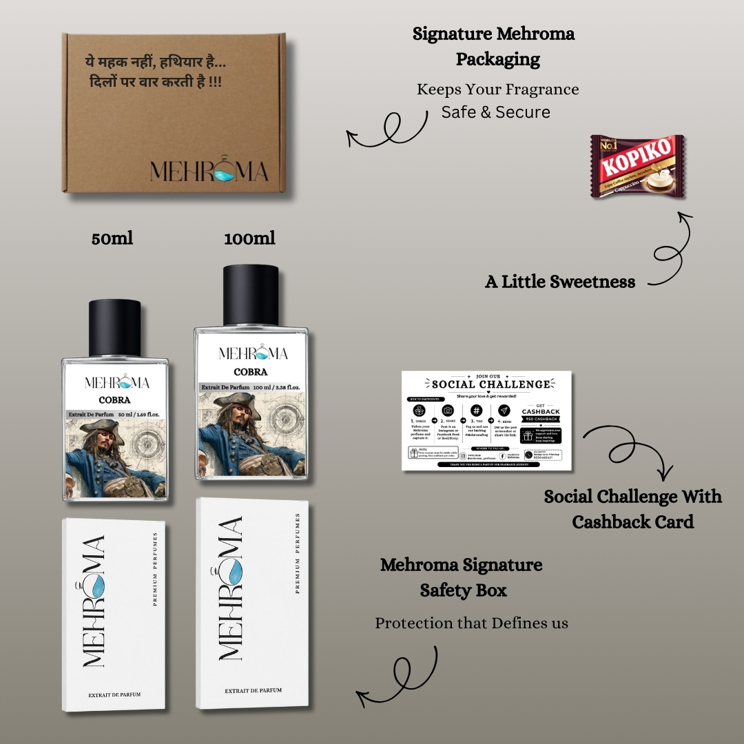 COBRA | INSPIRED BY COBRA| EXTRAIT DE PARFUM