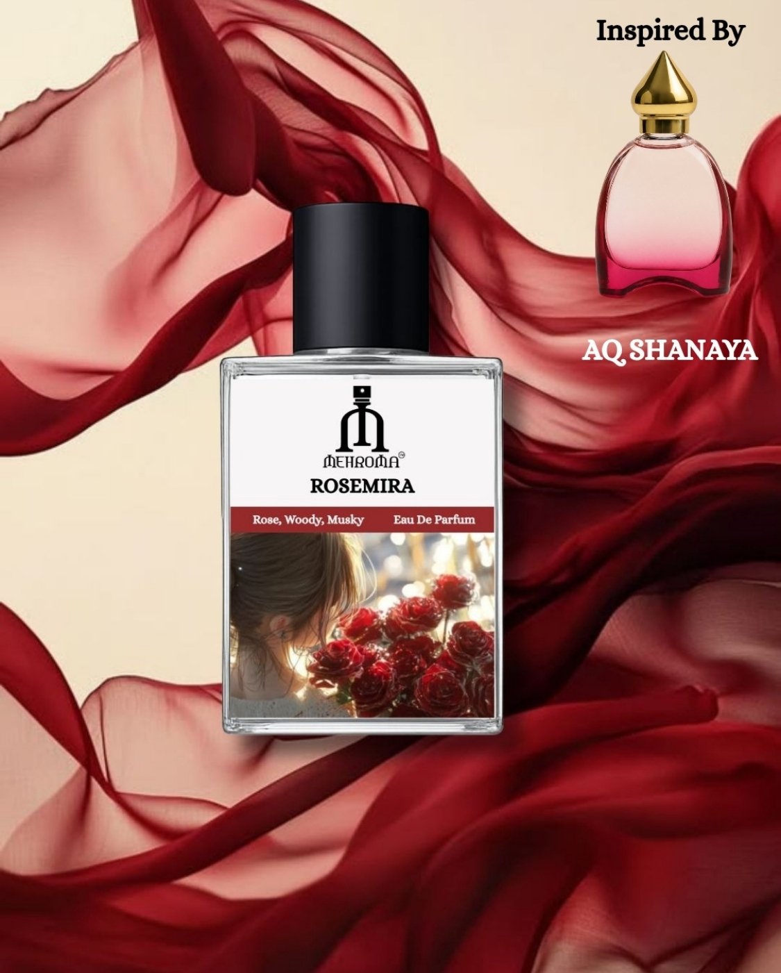 ROSEMIRA EAU DE PARFUM FOR MEN & WOMEN – ADIL QADRI SHANAYA INSPIRED | MEHROMA